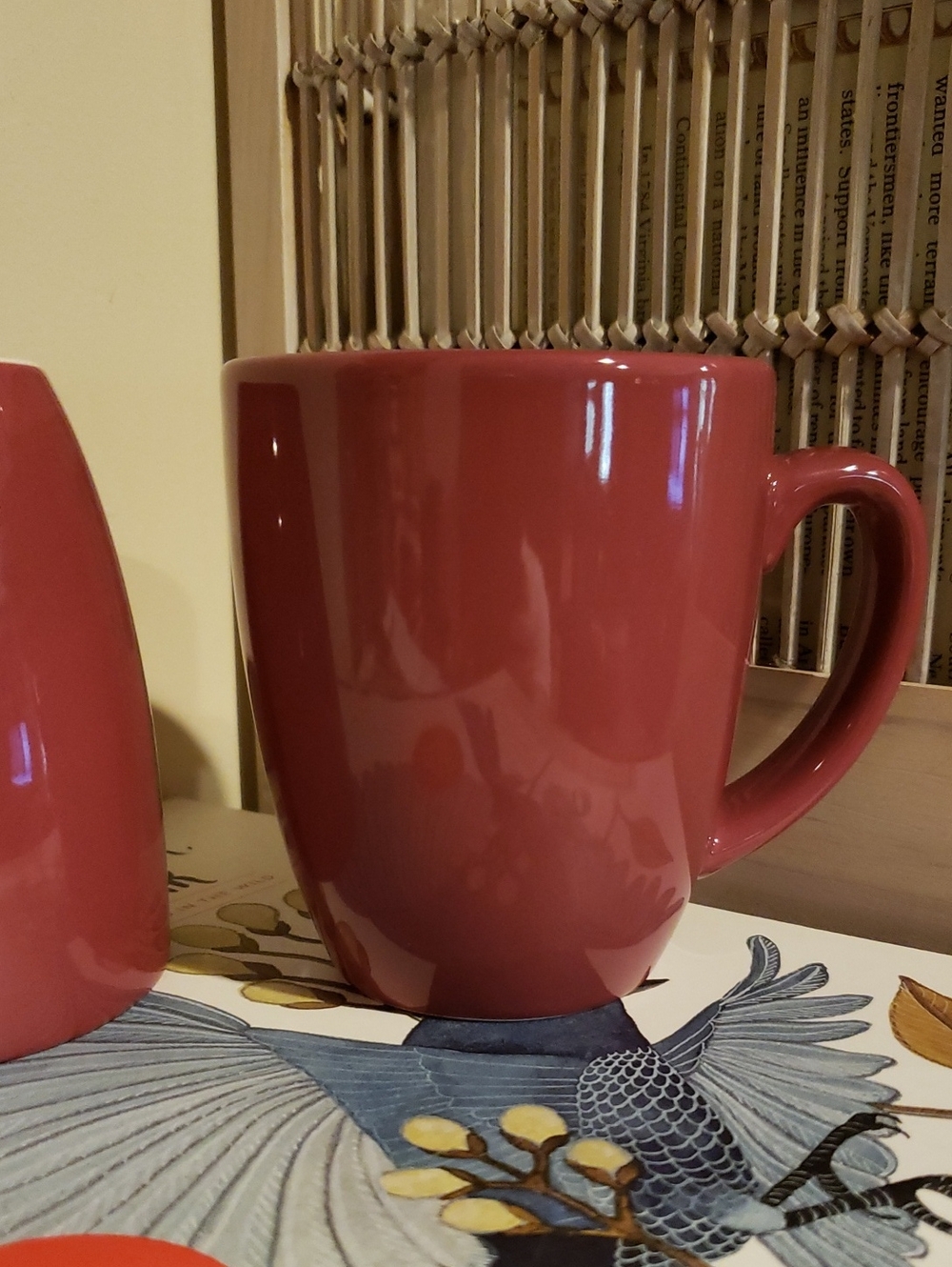 Corelle Nordic Bloom Ceramic Coffee Mug with Handle 4in